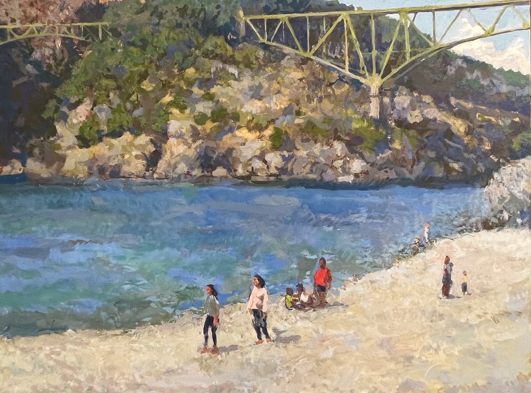 NORTH BEACH, Peter Malarkey, oil on linen, 27 x 36 inches, copyright ©2024