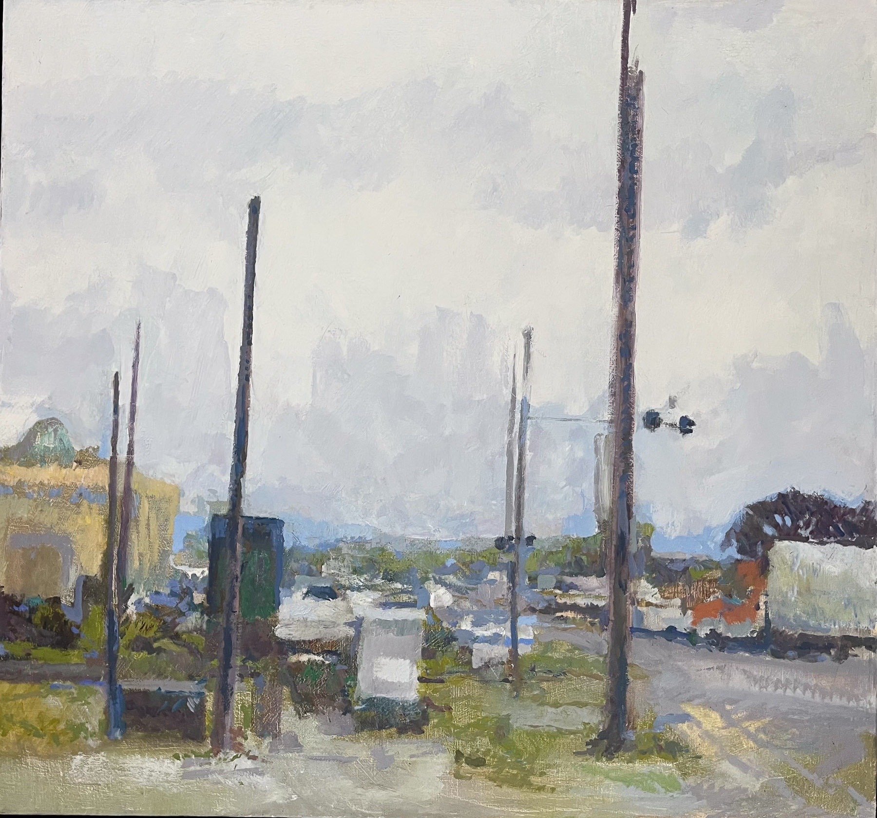 HOLGATE STREET, Peter Malarkey, oil on linen, 30 x 32 inches, copyright ©2024