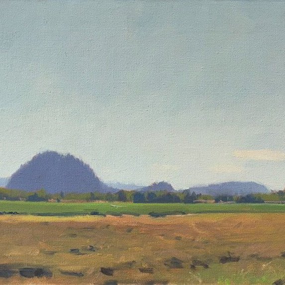 IKA ISLAND, oil on canvas, 14 x 22 inches, copyright ©1986